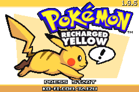 Pokémon Recharged Yellow cover